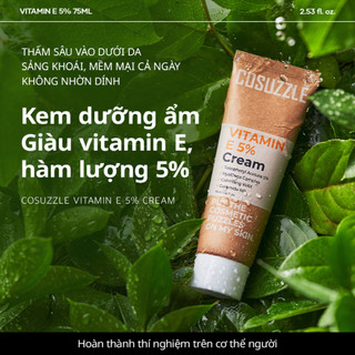 Kem Dưỡng Vitamin E 5% Dưỡng Ẩm Phục Hồi Làm Dịu Da Cho Da Nhạy Cảm Da Dầu COSUZZLE