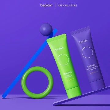 [Beplain Chính Hãng] [Combo độc quyền 50ml X 2 ]Kem chống nắng Sunmuse BEPLAIN Tone up & Correcting nâng tone tím 50ml & kem chống nắng vật lý BEPLAIN 50ml