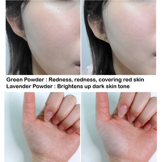 [Ipkn] Bột sửa mặt cá nhân (Xanh / Hoa oải hương)
