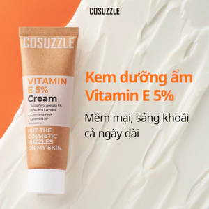 Kem Dưỡng Vitamin E 5% Dưỡng Ẩm Phục Hồi Làm Dịu Da Cho Da Nhạy Cảm Da Dầu COSUZZLE