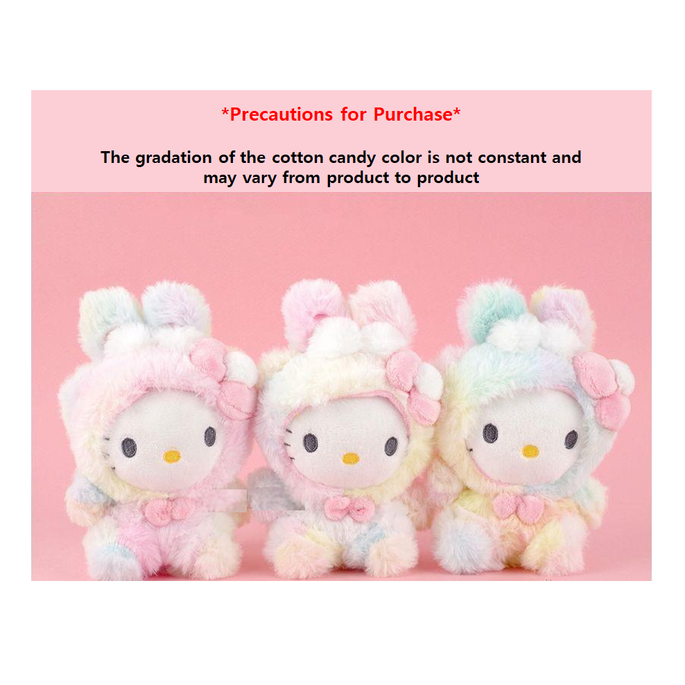 [Sanrio] Nhẫn chìa khóa quyến rũ túi kẹo Cotton 13cm (Kuromi / My Melody / Cinnamoroll / Pompompurin / Kitty)
