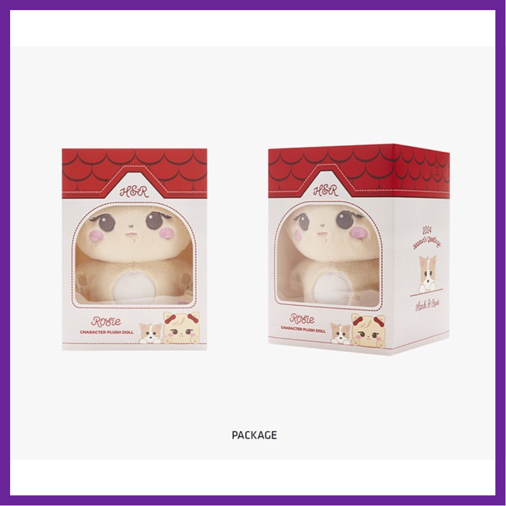Blackpink [H & R] BLACK PINK CHARACTER PLUSH DOLL _ ROSIE
