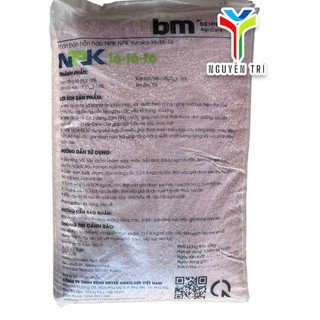 Túi 1kg Phân BM Yuroka NPK 16-16-16 nhập khẩu từ Nga dùng cho hoa, rau màu & cây ăn trái.