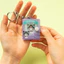 Kuromi Clear Bag Charm / Mini Collect Book