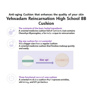 [The Face Shop] Yehwadam Hwansaenggo BB Cushion SPF50+ PA+++