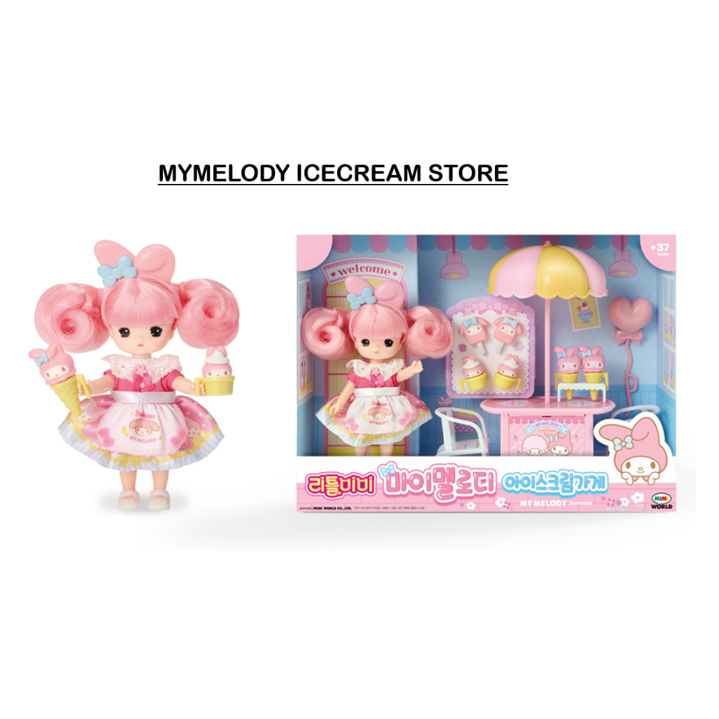 Cửa hàng Pizza mimi World Kuromi / Cửa hàng Mymelody IceCream nhỏ mimi sanrio