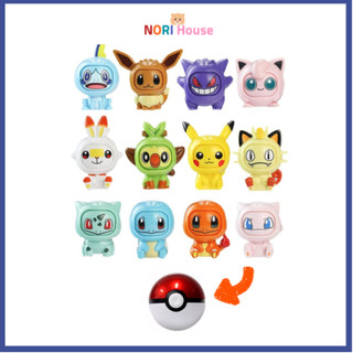 Bộ hình thay đổi khuôn mặt Pokemon & Poke Ball 1 gói