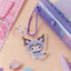 Kuromi Clear Bag Charm / Mini Collect Book