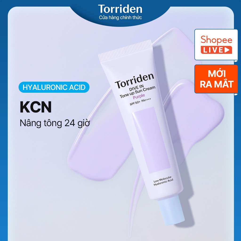 [ Torriden Live ] Kem chống nắng nâng tông da Dive-In, 60ml, Sun Cream