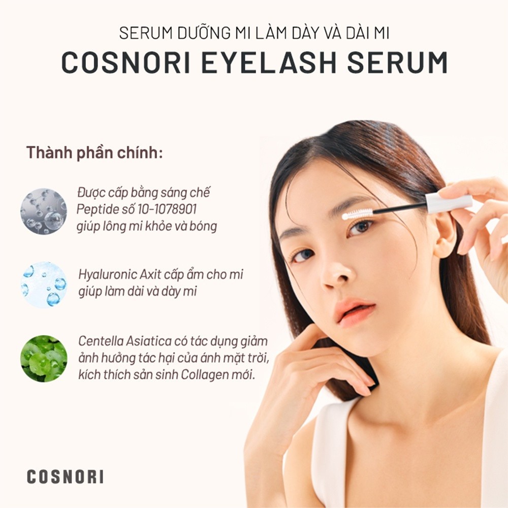 [QUÀ TẶNG] Serum dưỡng mi COSNORI Long Active Seurm 9g