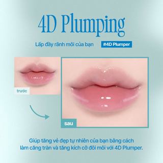 [fwee] Son Bóng 4D Làm Đầy Môi 4.8g / 4D Voluming Lip Plumper