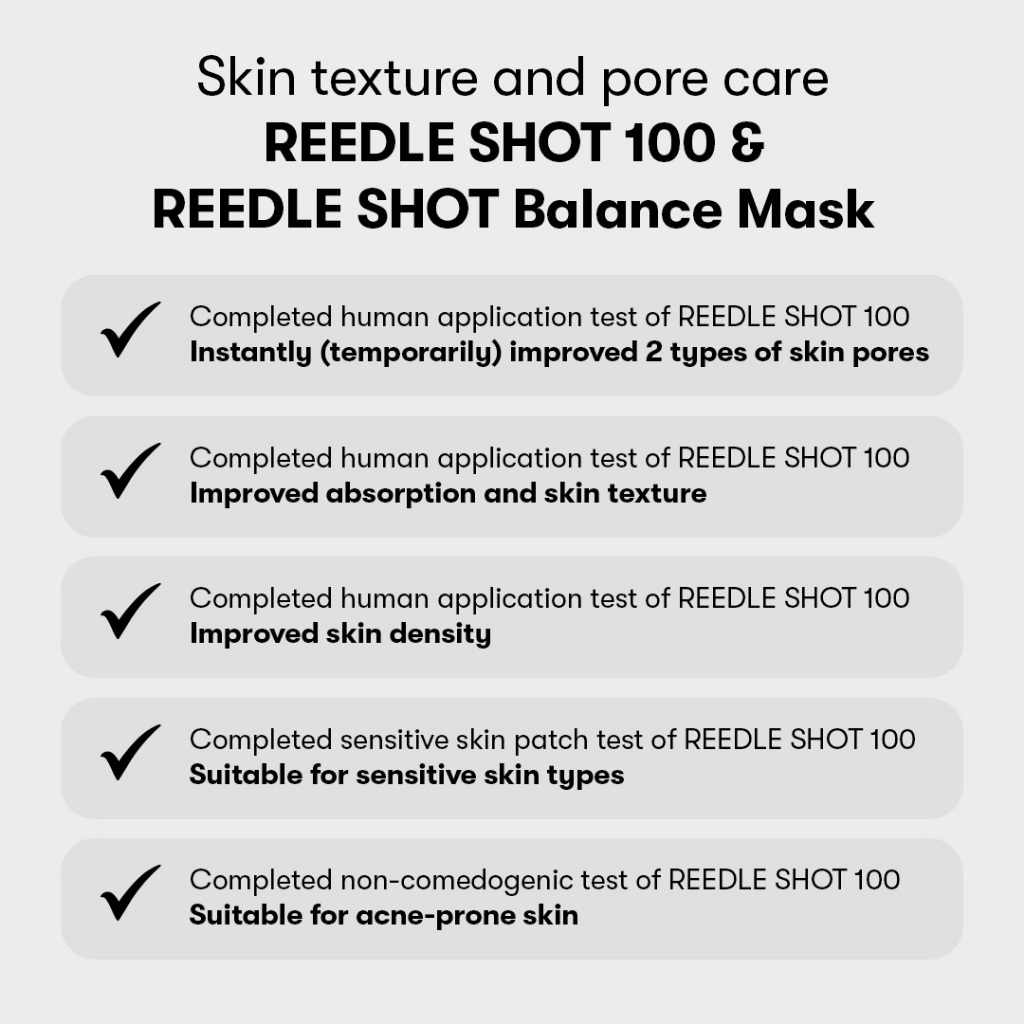 [Vt] Bộ gói mặt nạ 2 bước Reedle Shot (50 & 100 & 300 & 700) Cải thiện tình trạng da, Mặt nạ tất cả trong một [Flagship chính thức]