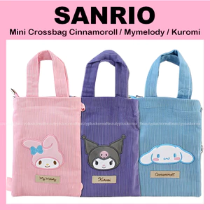 Túi đeo chéo Mini Túi tote vải nhung Cinnamoroll / My Melody / Kuromi