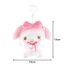Móc khóa quyến rũ túi Cape màu 13cm (Kitty / Mymelody / Kuromi / Cinnamoroll / Hangyodon / Pompompurin / Pochacco)