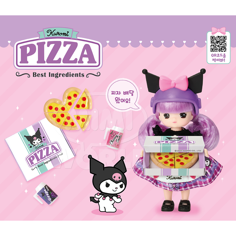 Cửa hàng Pizza mimi World Kuromi / Cửa hàng Mymelody IceCream nhỏ mimi sanrio