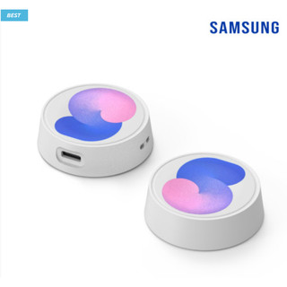 Bộ sạc không dây chính hãng Samsung cho Galaxy Watch 7/6/5/4/Active/1/2, màu trắng