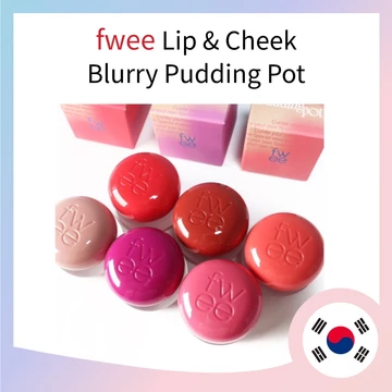 Fwee Blurry Pudding Pot Lip & Cheek Tint 30 màu từ Hàn Quốc