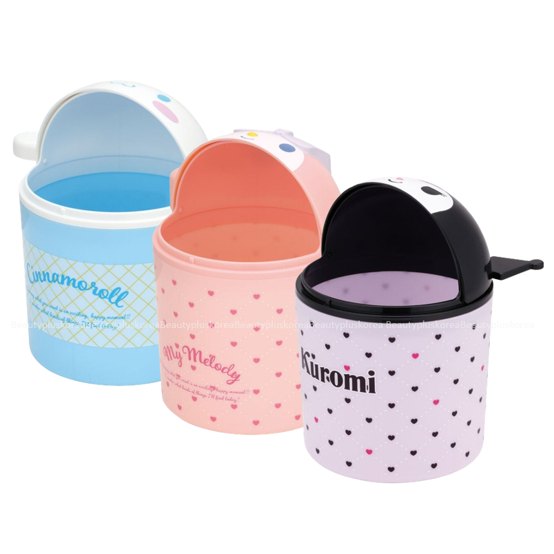 [Skater] Thùng rác để bàn bên trong Kuromi / Mymelody / Cinnamoroll DB2D