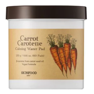 SKINFOOD Miếng lót nước làm dịu caroten cà rốt 60 miếng