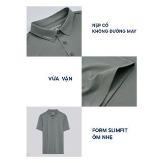 Áo polo nam cafe.da™ mát mịn seamless YODY chạm mát lạnh thoải mái MAPO25S033