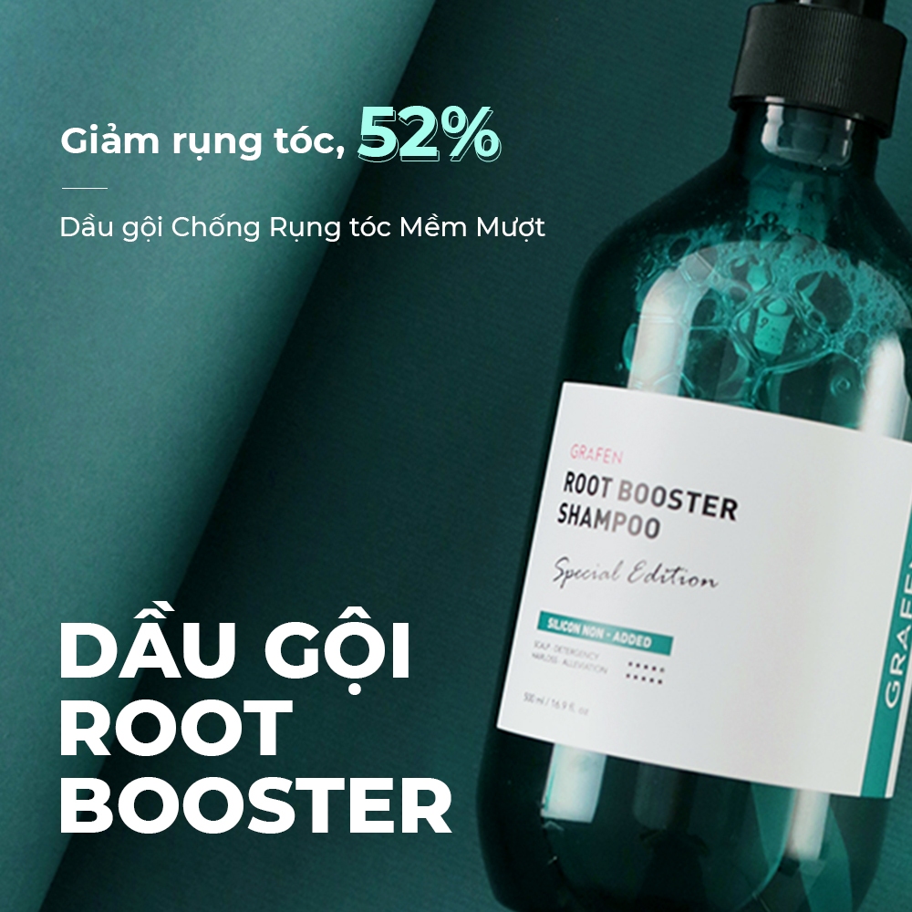 Ảnh Dầu gội Root Booster 500ml [Dầu gội chống rụng tóc số 1, 22 loại axit amin, 6 loại nguyên liệu tự nhiên] 3