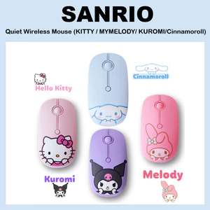 Nhân vật Chuột không dây yên tĩnh nguyên bản 4Type (Hellokitty Kuromi MyMelody Cinnamoroll)