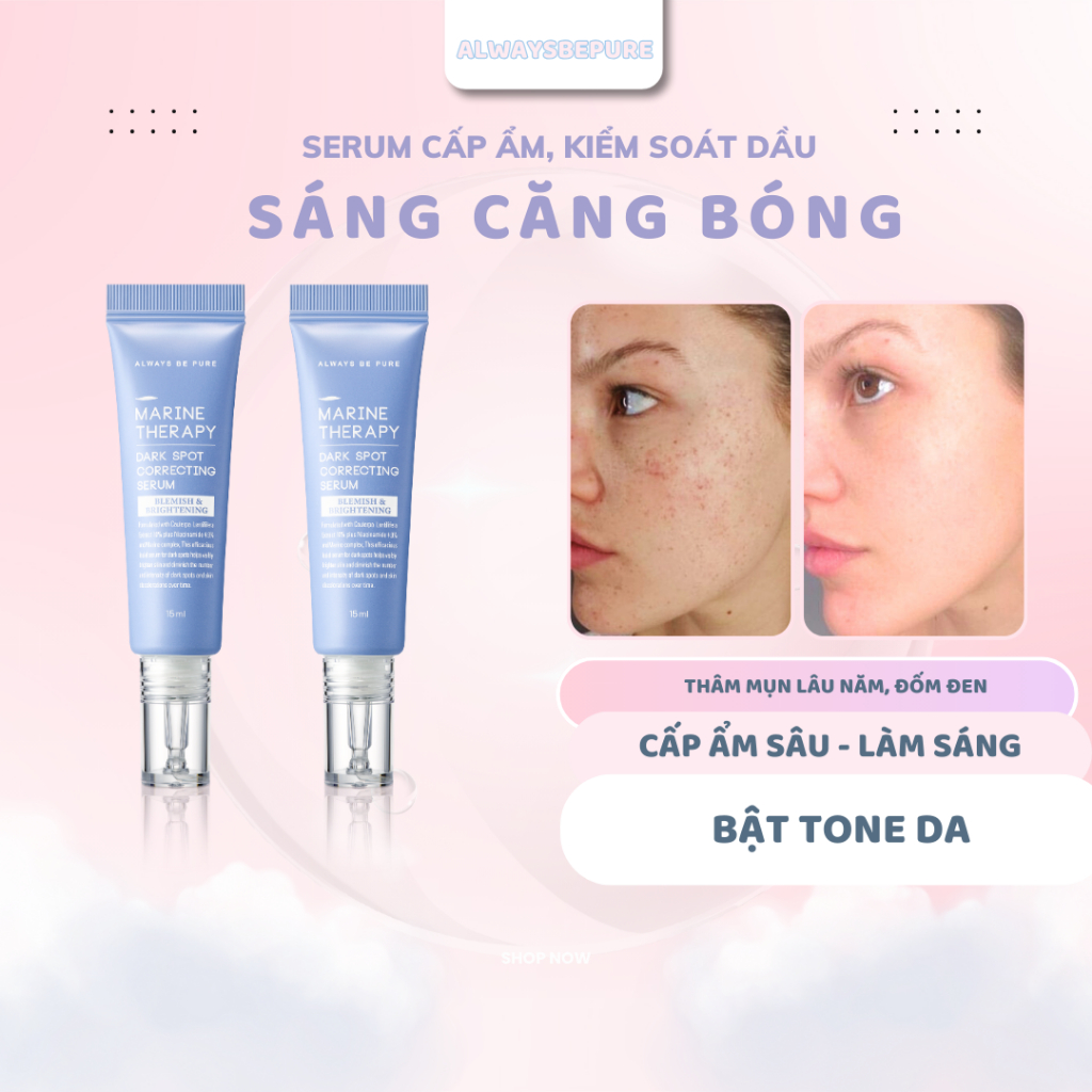 Ảnh Serum sáng da ALWAYS BE PURE Marine Therapy Dark Spot Correcting Serum 15ml 1