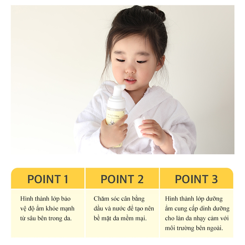 Sữa Rửa Mặt Trẻ Em I'm Not A Baby 150ml Sữa Dê Hương trái cây Bảo vệ da Cân bằng Độ ẩm