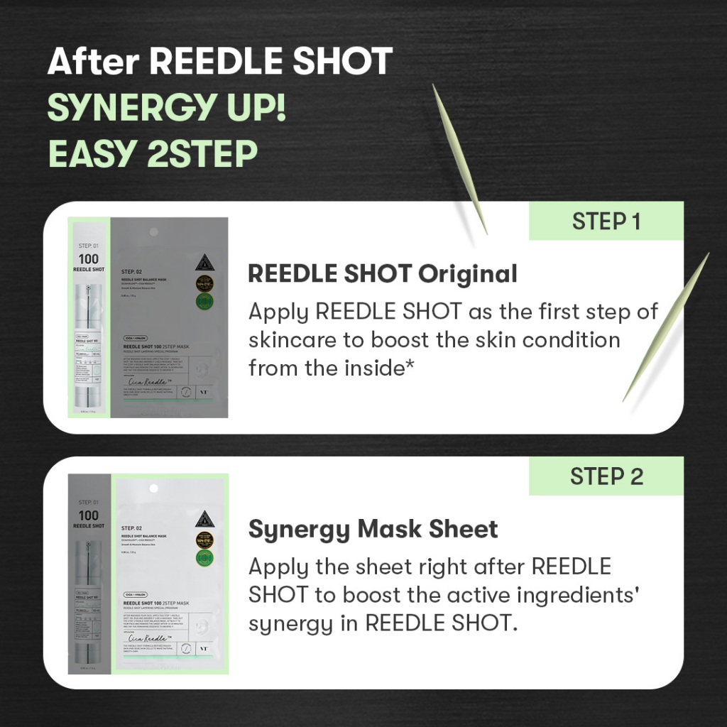 [VT] Mặt nạ 2 bước Reedle Shot 100 / 50 / 300 / 700 <Cửa hàng chủ lực chính hãng>