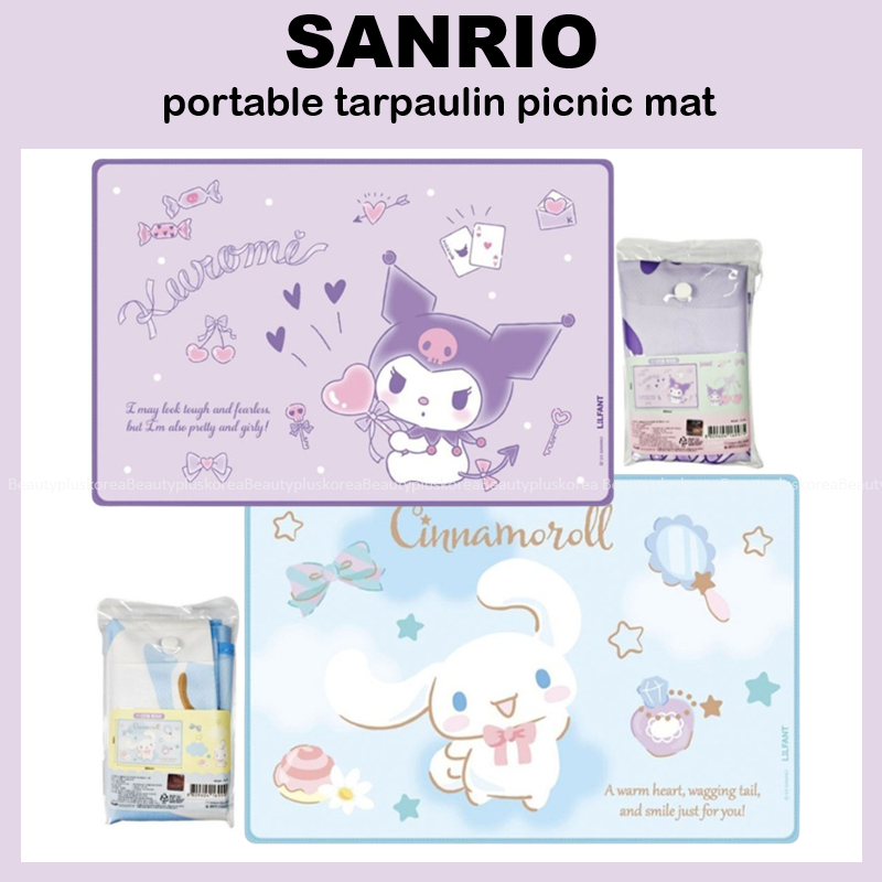 [Lilfant] Thảm dã ngoại bạt di động SANRIO (Kuromi / Cinnamoroll) Thảm dã ngoại