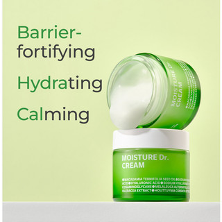 [Isoi] Bộ dưỡng ẩm Dr. Moisture 100h – Kem 70ml + Ampoule 10ml | Cấp ẩm sâu & giữ nước suốt ngày