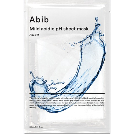 Abib Mặt nạ tấm pH axit nhẹ 5 loại (Heartleaf, Aqua, Honey, Yuja, Jericho Rose) 5,10ea