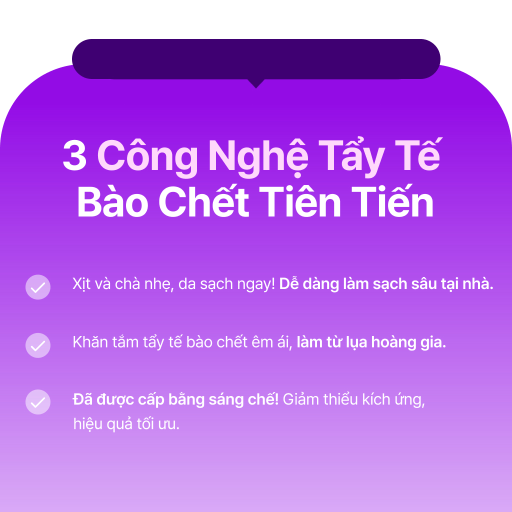 BARÉN Sản Phẩm Tẩy Tế Bào Chết Chuẩn Spa Tại Nhà - Bao Gồm 2 Khăn Tắm Chuẩn