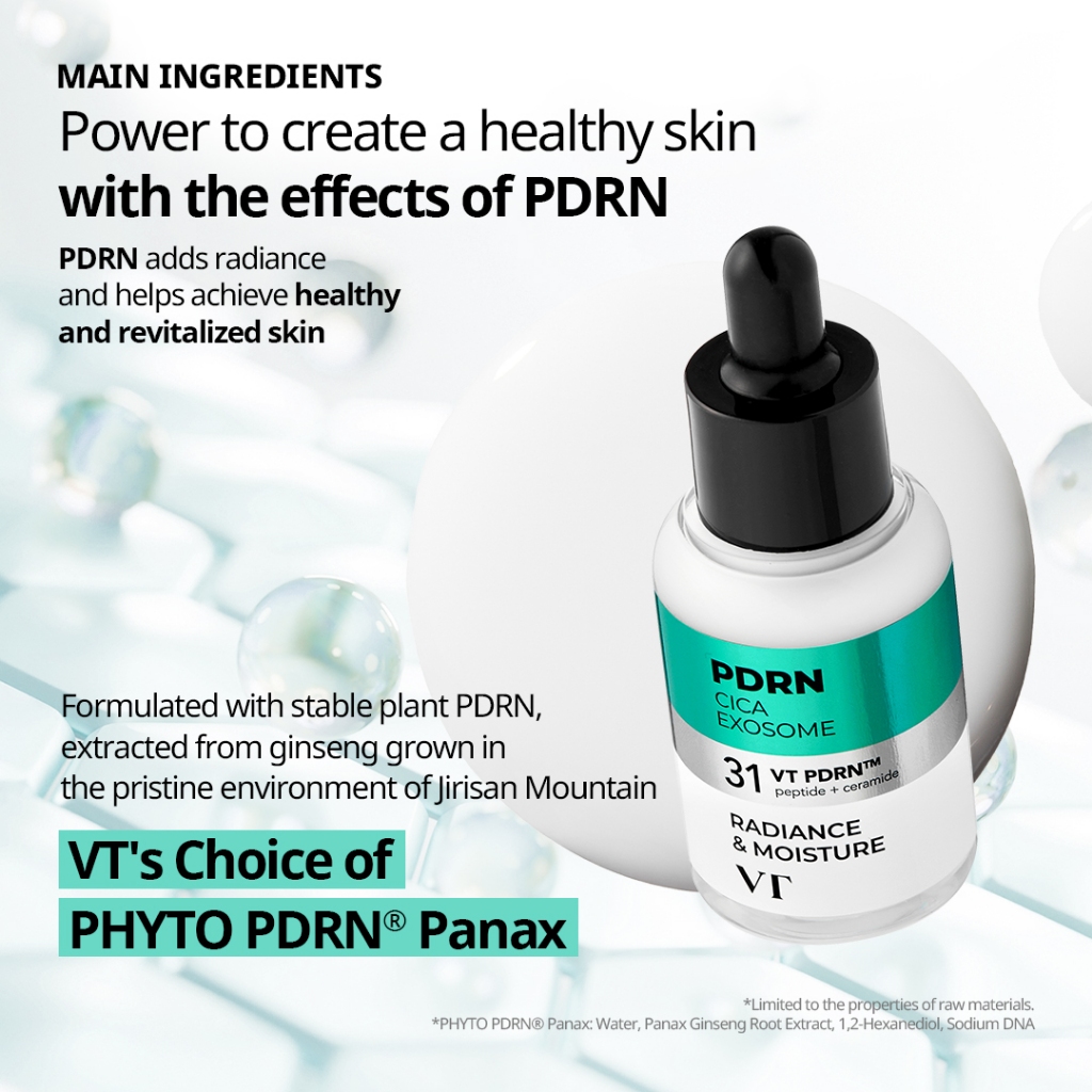 [Vt] Ống Nhỏ Giọt CICA Exosome (PDRN, Đàn hồi & Căng bóng, Dưỡng ẩm) [Official Flagship]