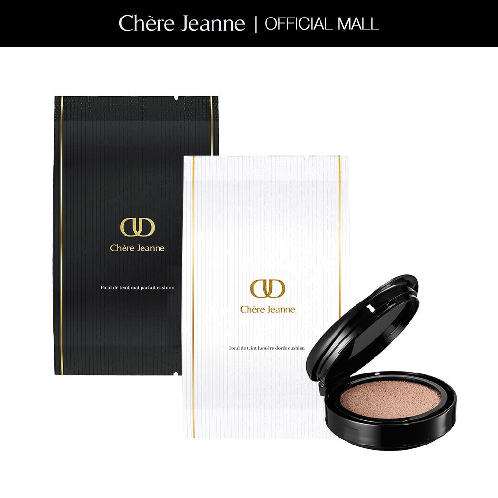 【Chere Jeanne】Phấn Nước Dore / Parfait – Lõi Refill 14g | Che phủ tự nhiên, dưỡng ẩm, lâu trôi