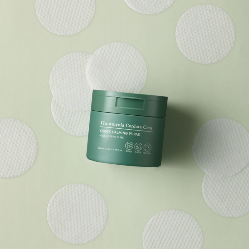 TONYMOLY Bông Toner cho da nhạy cảm (70 miếng) Houttuynia Cordata Cica Calming Toner Pads