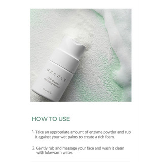 [NEEDLY] Enzyme Powder Cleanser 60g – Bột rửa mặt enzyme dịu nhẹ