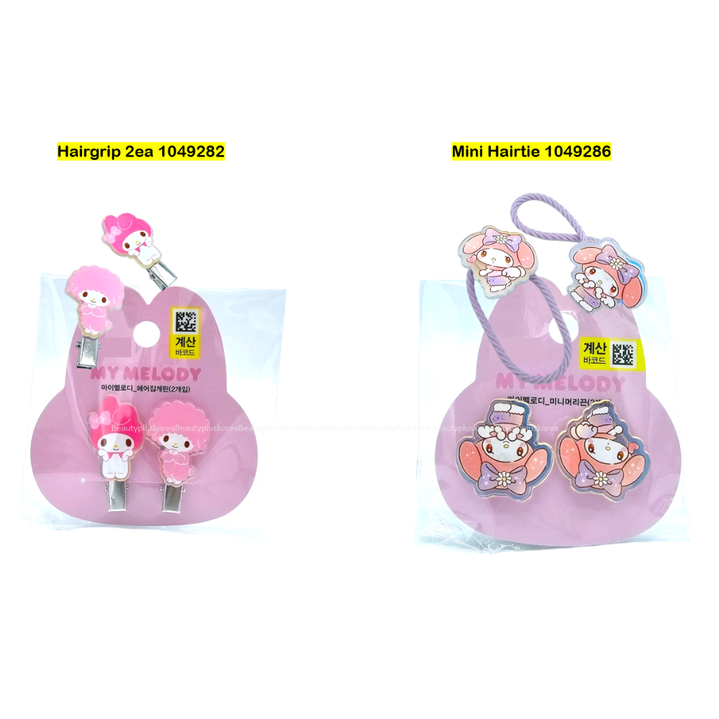 [Sanrio] Bộ sưu tập phụ kiện tóc daiso MY MELODY Hàn Quốc