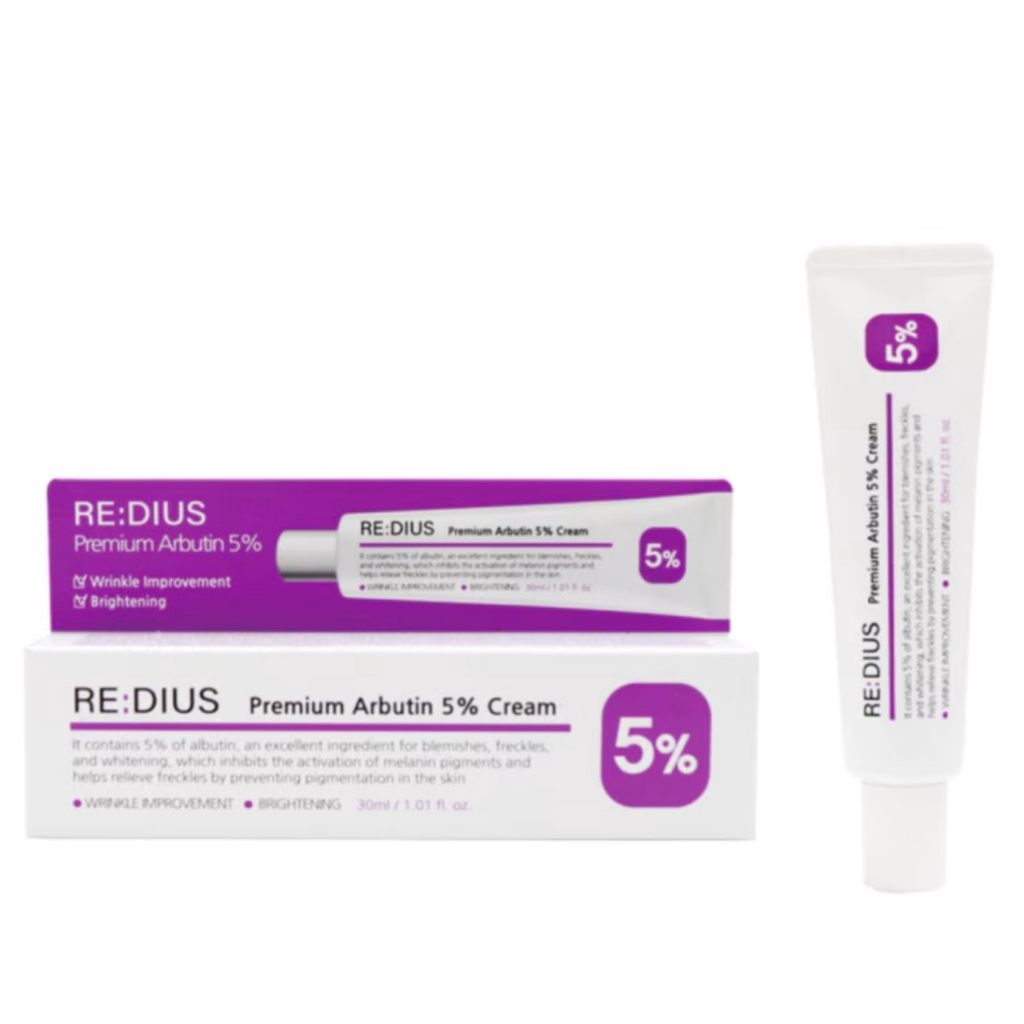 Kem dưỡng da REDIUS Premium Arbutin 5% Cream 30ml | Shopee Việt Nam