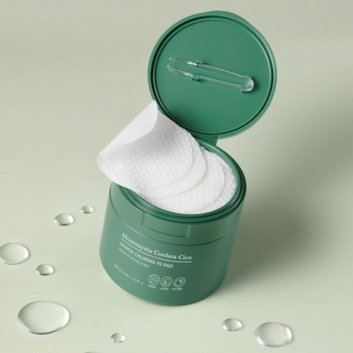 TONYMOLY Bông Toner cho da nhạy cảm (70 miếng) Houttuynia Cordata Cica Calming Toner Pads