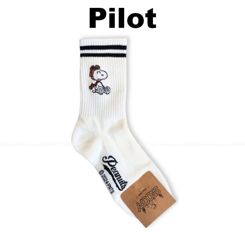 [Snoopy] Tất hai dòng (Phi công / Đói)