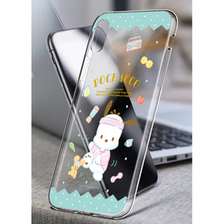 Hộp đựng thạch họa tiết trong suốt Sanrio Charaters tương thích cho iphone 16 15 14 13 12 11 pro max xs xr s25 s24 s23 s22 ultra plus note 20 fe