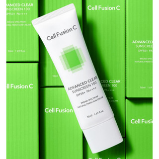 [Cell Fusion C] [1+1] Kem Chống Nắng Advanced Clear 100 Twin Pack SPF50+ PA++++ (35ml + 35ml) / Advanced Clear Sunscreen Twin Pack SPF50+ PA++++ (35ml x 2)