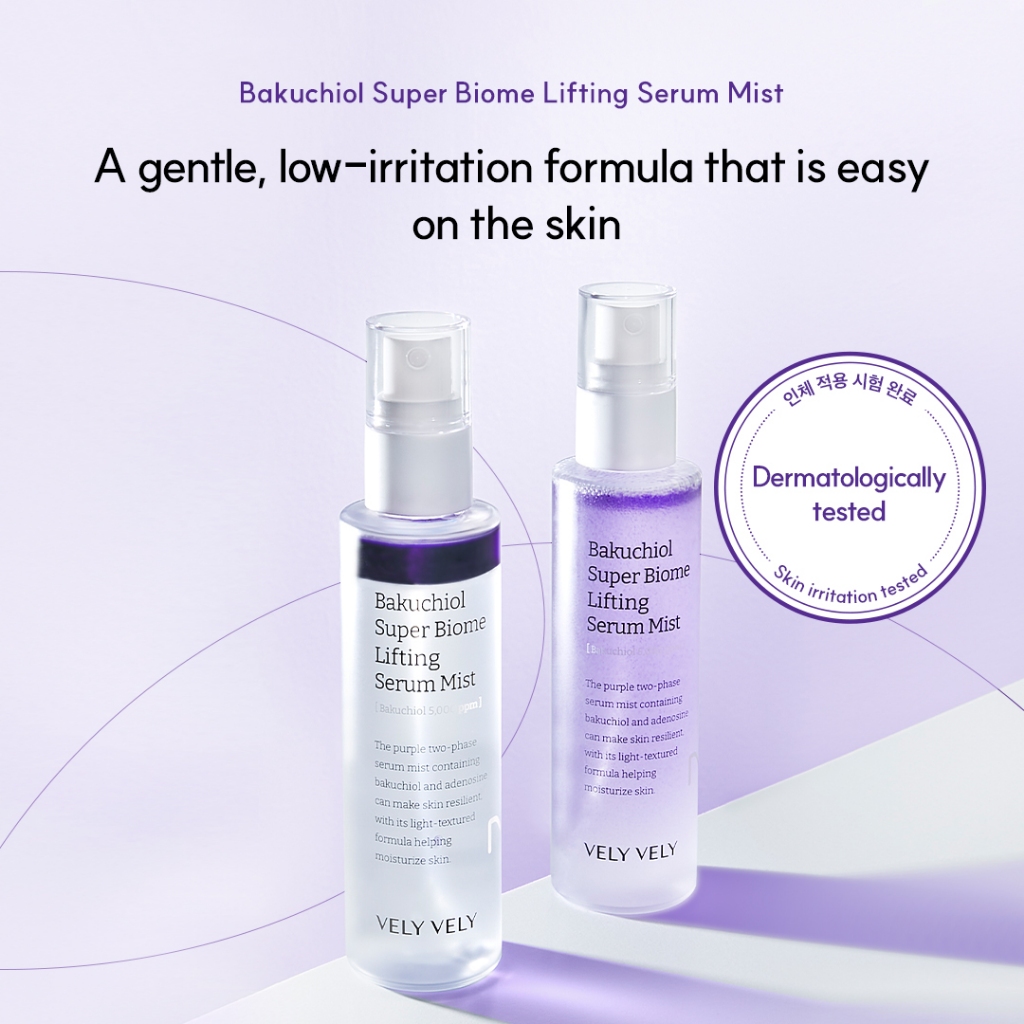 VELY VELY] Bakuchiol Super Biome Lifting Serum Mist 100ml – Dưỡng