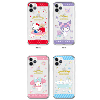 Hộp đựng thạch họa tiết trong suốt Sanrio Charaters tương thích cho iphone 16 15 14 13 12 11 pro max xs xr s25 s24 s23 s22 ultra plus note 20 fe