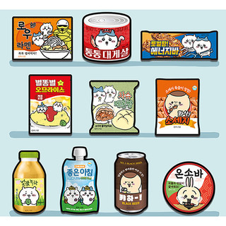 Chiikawa Cửa hàng tiện lợi Comic Food Tủ lạnh Nam châm Star Candy