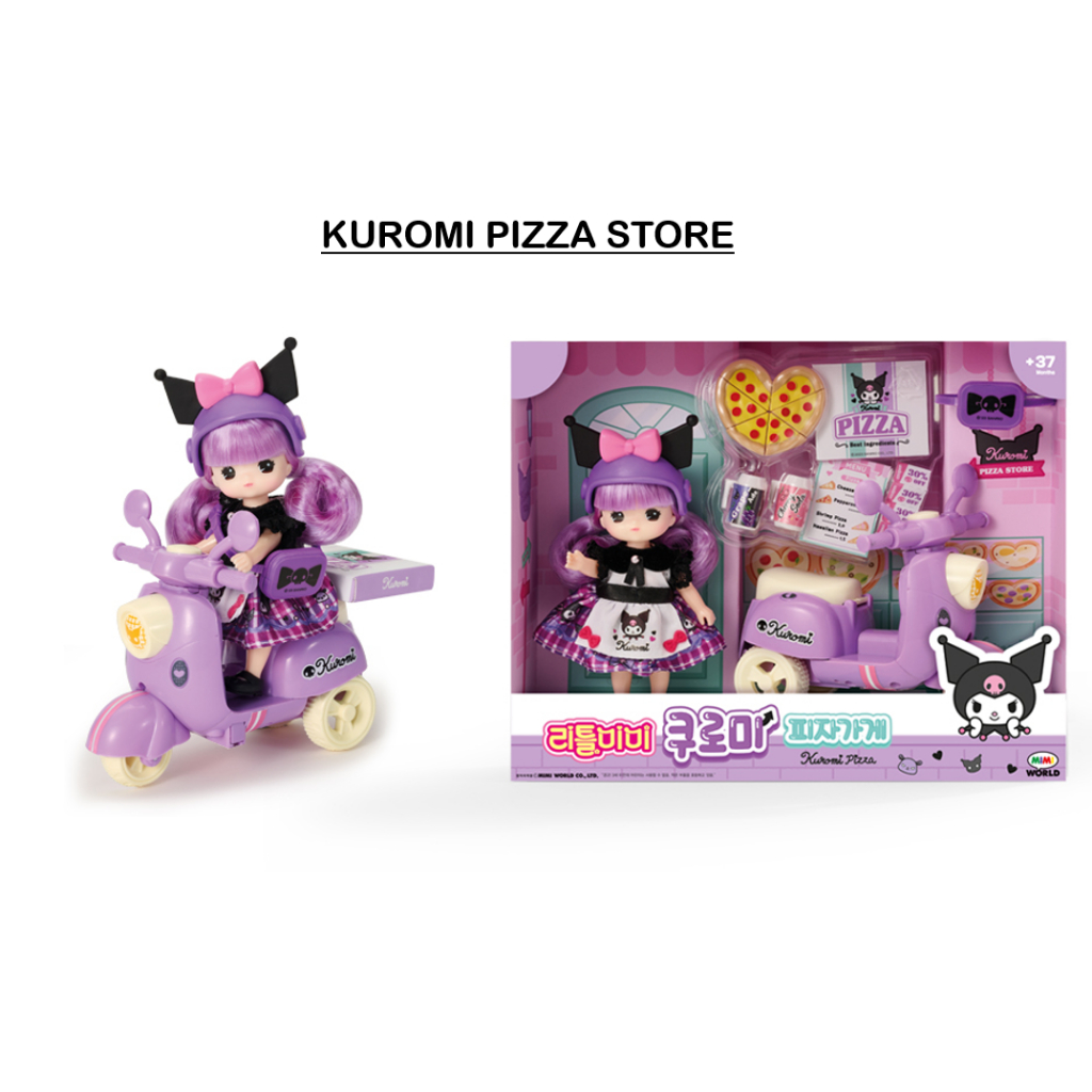 Cửa hàng Pizza mimi World Kuromi / Cửa hàng Mymelody IceCream nhỏ mimi sanrio