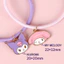 KUROMI X MY MELODY CHARM BAND (dây buộc cao su tóc)