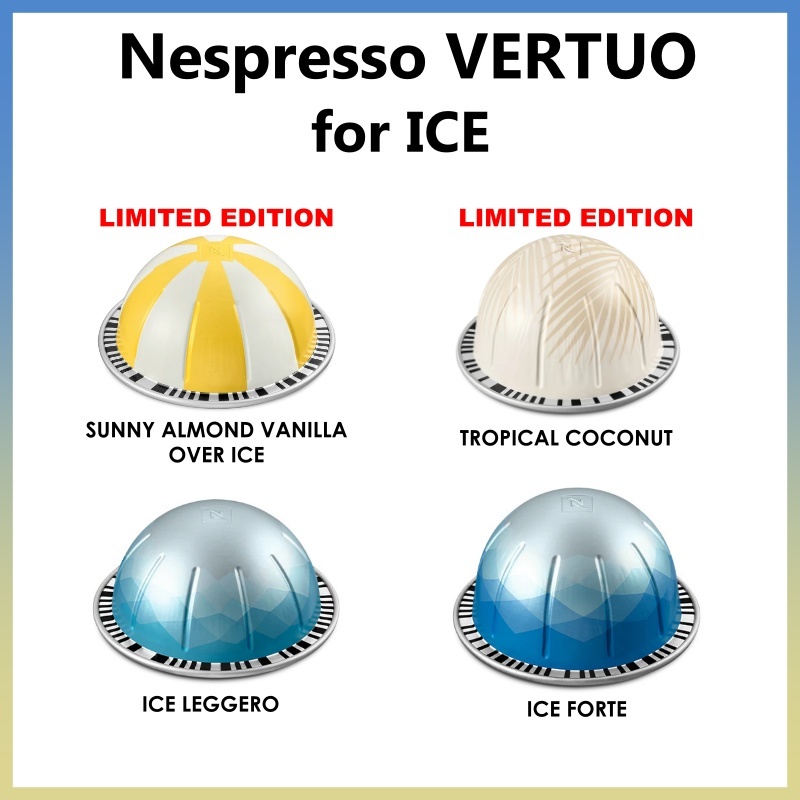 Leggero Come Il Cielo Profondo Come Il Mare [Nespresso VERTUO] Barista Creation for ICE, 10 viên / ICE LEGGERO, ICE