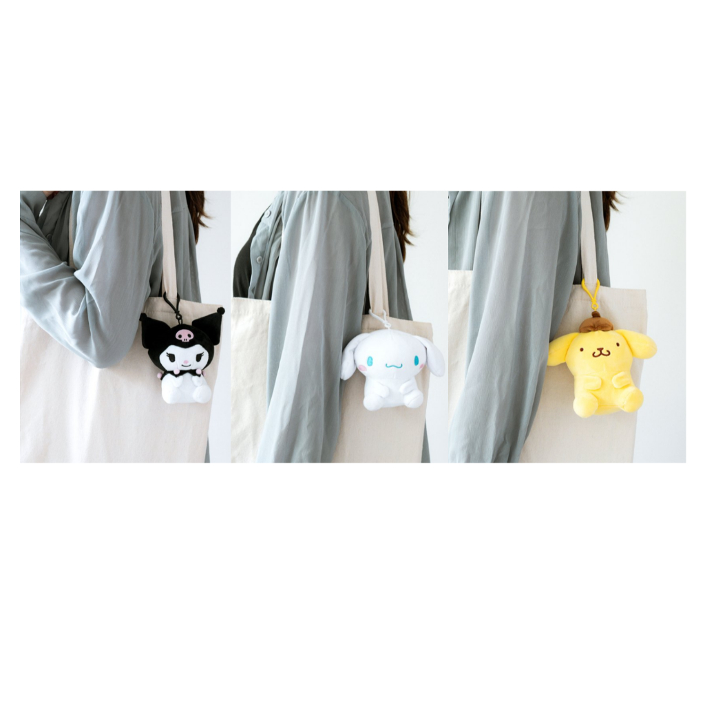 [Daiso KOREA] Túi đựng búp bê nhân vật SANRIO quyến rũ Kuromi Pompompurin Cinnamoroll